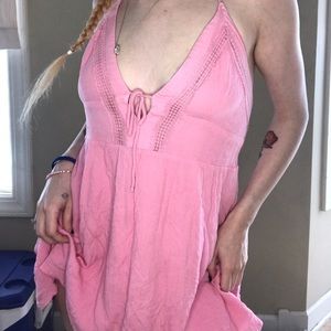 ‼️2 for $20‼️ Delia’s pink beach dress from dolls kill
